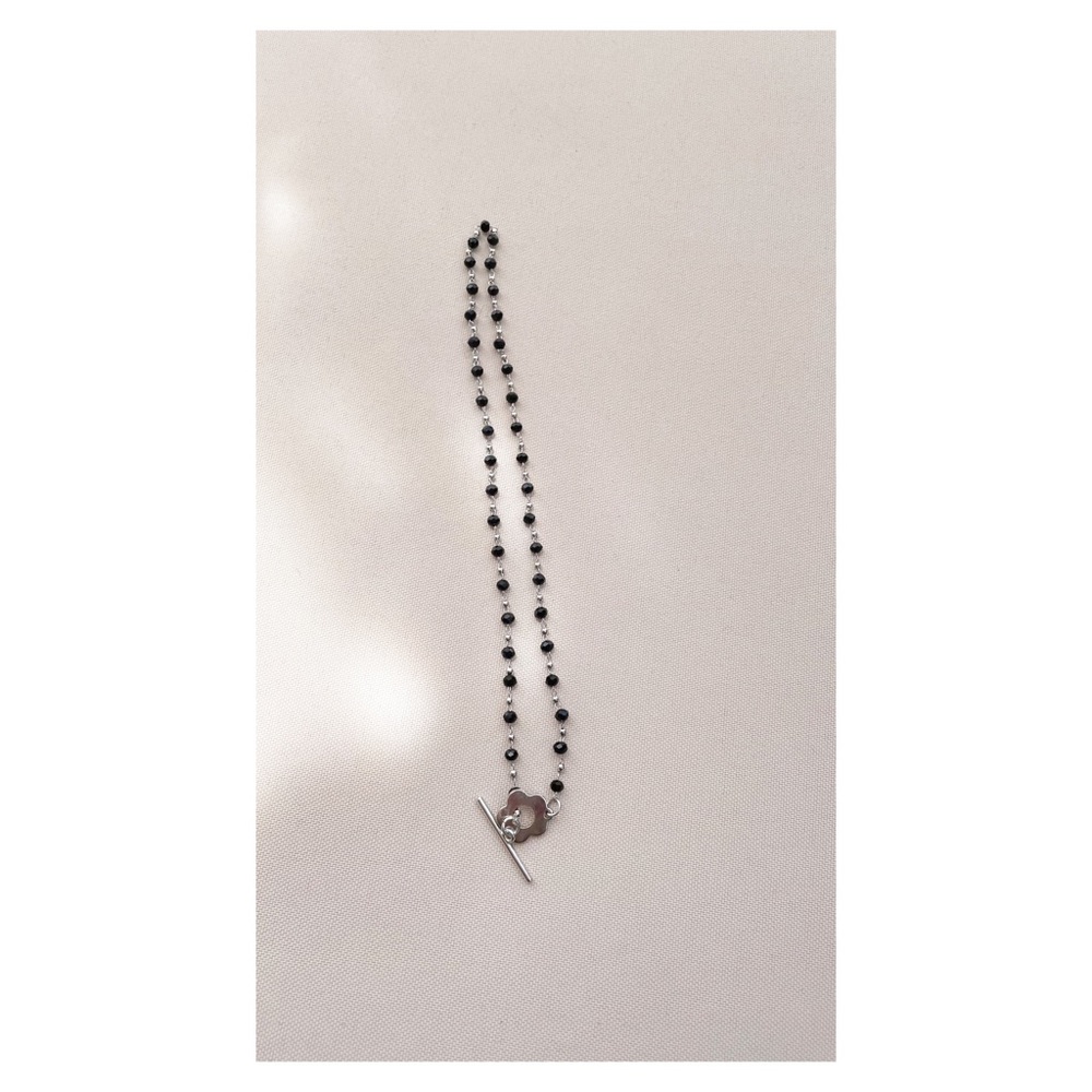 Pretty Bird Toggle Silver & Black choker - Picture 7 of 10